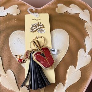 SkinnyDip Don’t Leave me Hanging Lucky Sushi & Tassel Bag Charm or Keychain